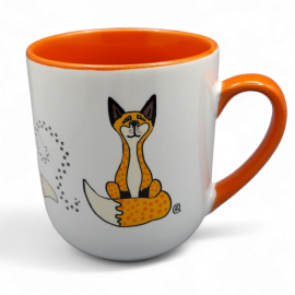 Dekoruotas puodelis 290 ml. Laputaitės