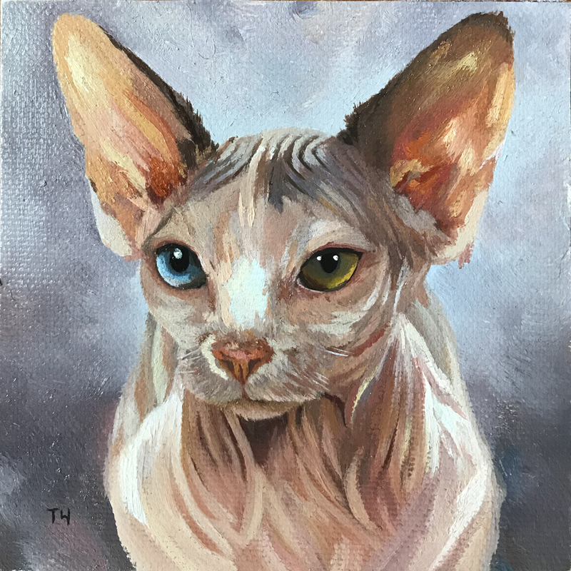 Miniatiura "Sfinksas skirtingom akims" Miniatiura "Sfinksas skirtingom akims"