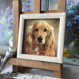 Miniatiura "Anglų kokerspanielis" Miniatiura "Anglų kokerspanielis"