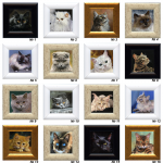 Paveiksliukai -magnetukai "kačiukai" Paveiksliukai -magnetukai "kačiukai"