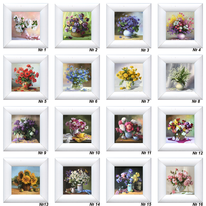 PAVEIKSLIUKAI -MAGNETUKAI "Gėlės" PAVEIKSLIUKAI -MAGNETUKAI "Gėlės"