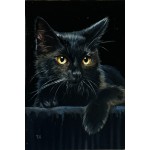 Miniatiura “Juoda katė”  Miniatiura “Juoda katė”