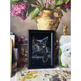 Miniatiura “Juoda katė”  Miniatiura “Juoda katė”