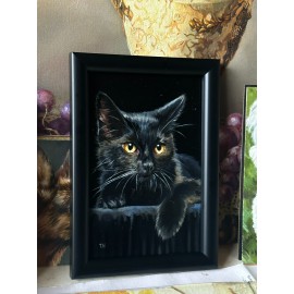 Miniatiura “Juoda katė”  Miniatiura “Juoda katė”