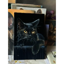 Miniatiura “Juoda katė”  Miniatiura “Juoda katė”