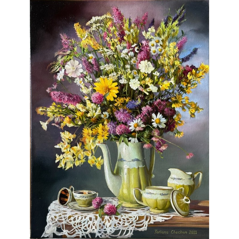 NATIURMORTAS «Rudeninė puokštė» NATIURMORTAS «Rudeninė puokštė»