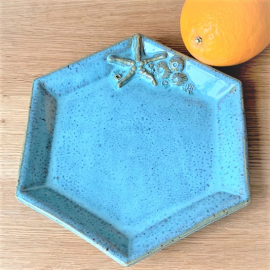 Dekoratyvi keramikinė lėkštė