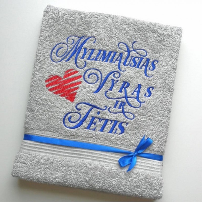 Siuvinėtas rankšluostis