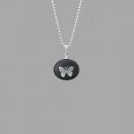 Pakabukas_Drugelio efektas I_Baltijos jūros akmuo_Sidabras