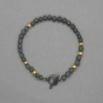 Apyrankė_Gyvenimo skoniui IV_Juodintas sidabras_Auksavimas