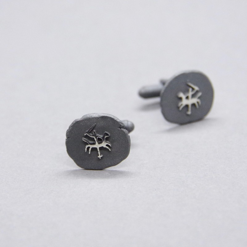 Sąsagos_Vytis_Juodintas sidabras