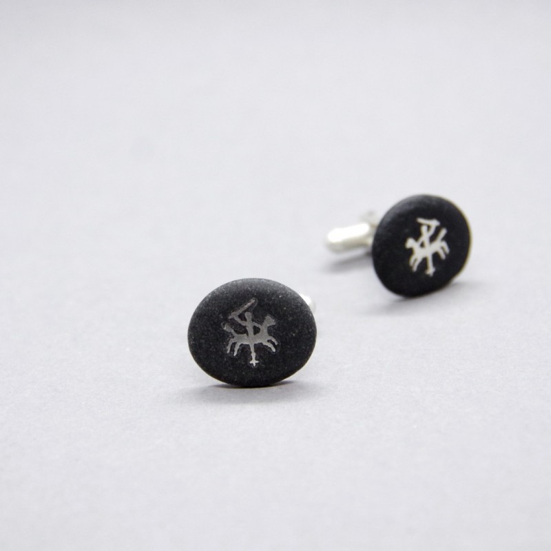 Sąsagos_Vytis_Baltijos jūros akmuo_Sidabras