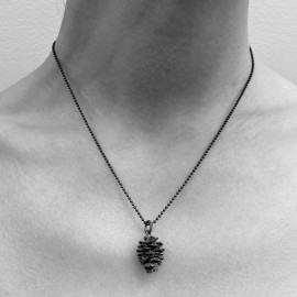 Pakabukas_Kankorėžis_Juodintas sidabras