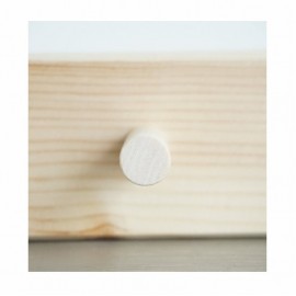 5 kabliukų medinė kabykla (tiesūs kabliukai)