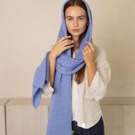 Mėlynas šalikas su kašmyru  Mėlynas šalikas su kašmyru