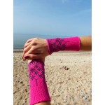 Riešinės rožinės spalvos 16X8cm