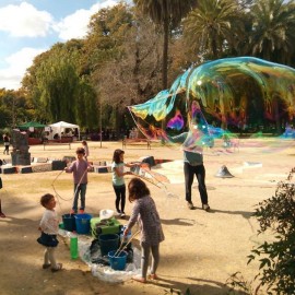 Burbulų lazdelės, žalios, viena pora