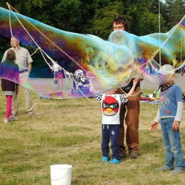 Burbulų lazdelės, geltonos, viena pora