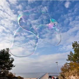 Burbulų lazdelės, žalios, viena pora