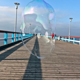 Burbulų lazdelės, raudonos, viena pora.