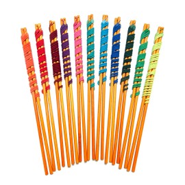 Burbulų lazdelės, geltonos, viena pora