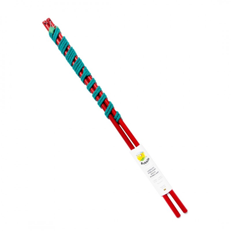 Burbulų lazdelės, raudonos, viena pora.