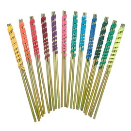 Burbulų lazdelės, žalios, viena pora