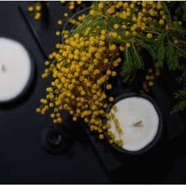 Kvapi sojų vaško žvakė "Saturnas"