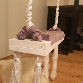 Medinės supynės-violetas