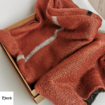 Šalikas skraistė iš moheros su šilku