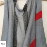 Šalikas skraistė iš moheros su šilku