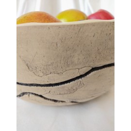 Didelis, rankų darbo dubuo  "Šaknys"