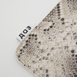 Odinė rankinė iš gyvatės rašto odos