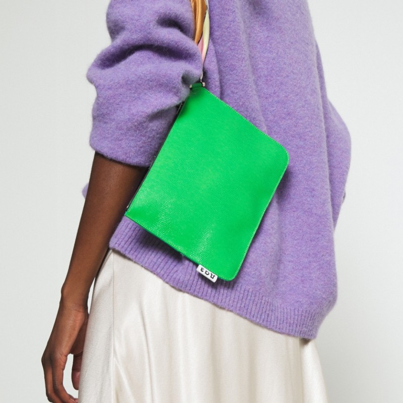 Odinė žalios spalvos rankinė