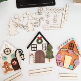 Kūrybinis rinkinys vaikams Kalėdų namelis