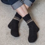 Juodos vyriškos vilnonės kojinės 