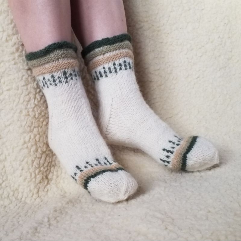 Čiurlioniškos kojinės „Miške“