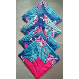 SERVETĖLĖS  (KOMPLEKTAS 4 vnt. mėlynos ) 