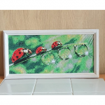 Siuvinėtas paveikslas " Boružė"