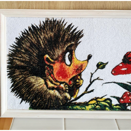 Siuvinėtas paveikslas " Ežiukas"