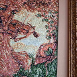 Siuvinėtas paveikslas"Grojantis medis"