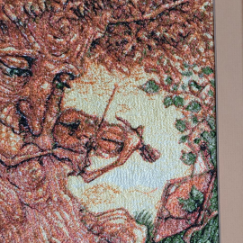 Siuvinėtas paveikslas"Grojantis medis"