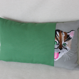 Dekoratyvinė pagalvė " Išdykęs katinėlis"
