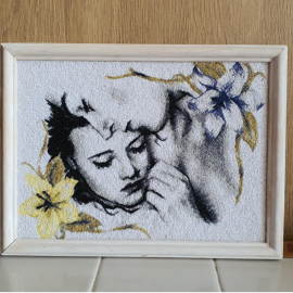 Siuvinėtas paveikslas" Meilė kartu"