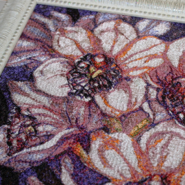 Siuvinėtas paveikslas " Orhidėja"