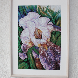 Siuvinėtas paveikslas" Vilkdalgis"