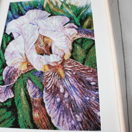 Siuvinėtas paveikslas" Vilkdalgis"