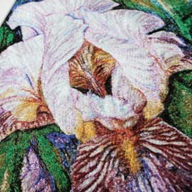 Siuvinėtas paveikslas" Vilkdalgis"