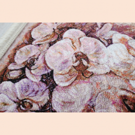 Siuvinėtas paveikslas" "Moteris orhidėja"