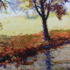 Paveikslas siuvinėtas "Parkas"